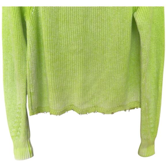 Cotton By Autumn Cashmere Scalloped Sweater Women's Size S - Picture 8 of 9